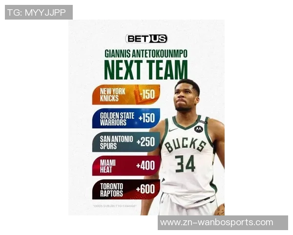 字母哥未来去向赔率曝光纽约勇士马刺成热门球队